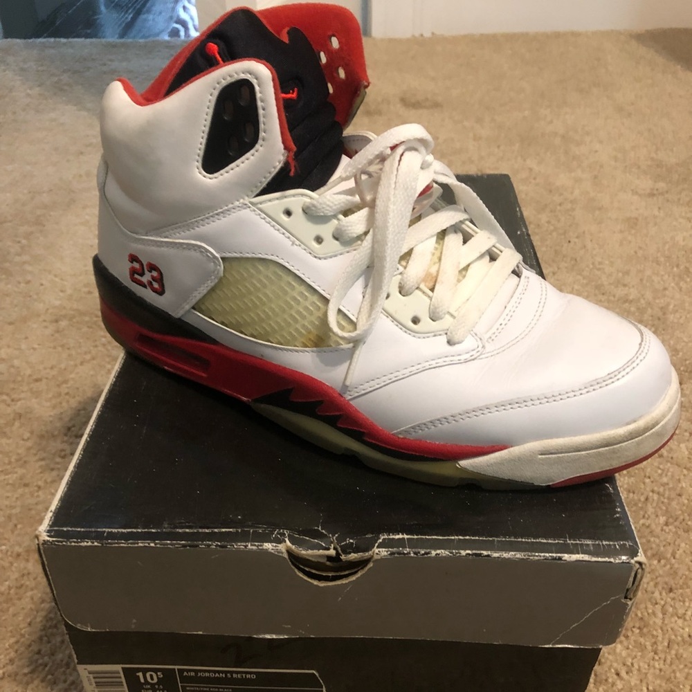Jordan retro 5s, size 10.5